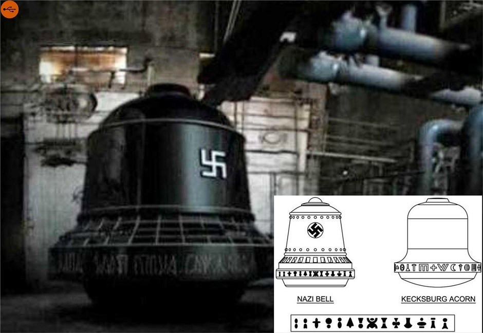 Trong số những vũ khí "khủng" của Hitler, đáng chú ý Die Glocke (trong tiếng Đức có nghĩa là Quả chuông).