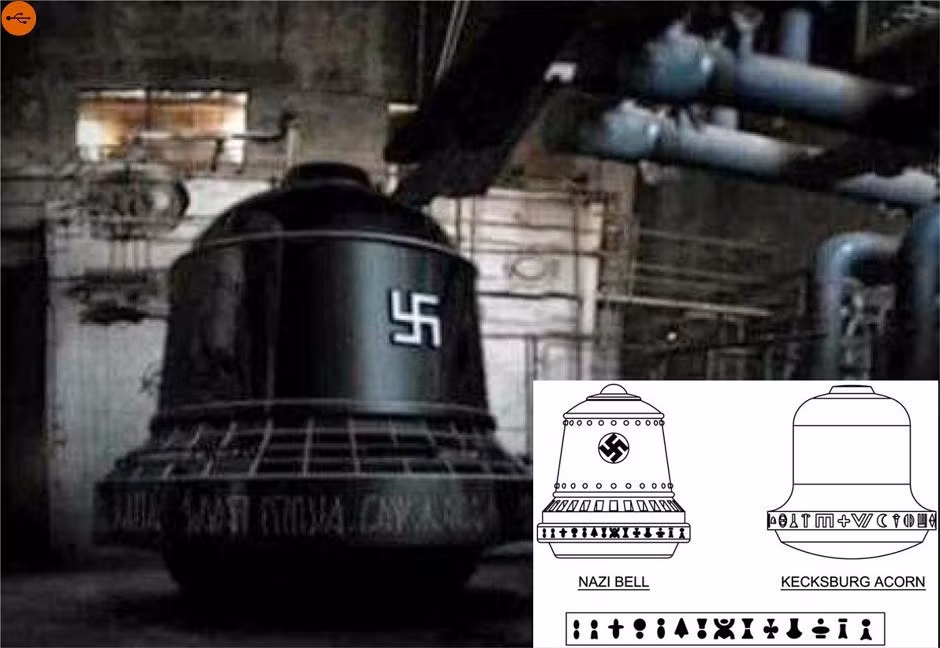 Trong số những vũ khí "khủng" của Hitler, đáng chú ý Die Glocke (trong tiếng Đức có nghĩa là Quả chuông).