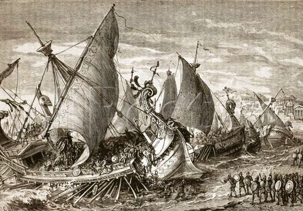 Cụ thể, vào cuối tháng 8 năm 413 trước Công nguyên, quân đội Athens của Hy Lạp sa lầy trong cuộc chiến với Syracuse. Khi ấy, tướng quân Nicias dẫn dắt lực lượng Athens.