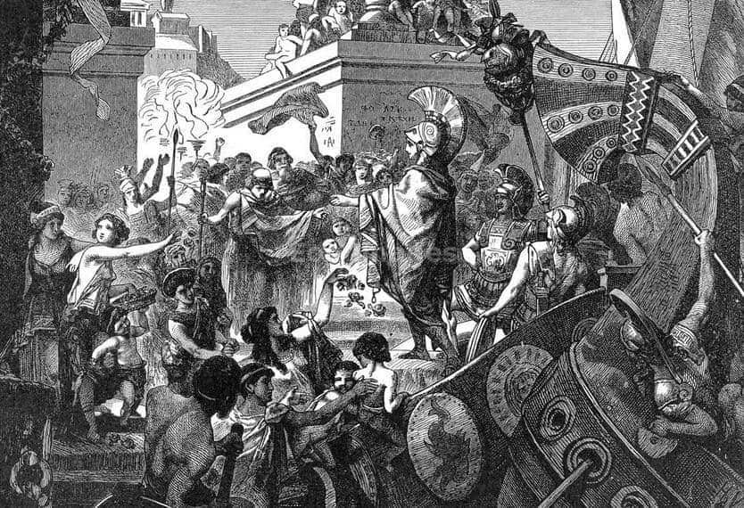 Hai tháng đầu, binh sĩ Athens gặp thuận lợi trước khi gặp những bất lợi trước người Syracuse do gặp phải sự chống trả quyết liệt.