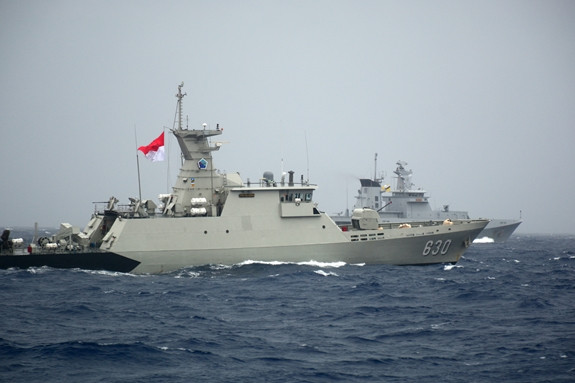 Một số hình ảnh tàu hải quân các nước tham gia Diễn tập thực địa ADMM+ về an ninh hàng hải.