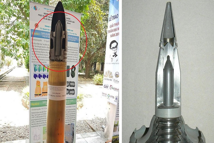 Càng đặt biệt hơn nữa khi các kỹ sư quân sự Việt Nam thành công trong việc sử dụng hợp kim vônfram làm lõi đạn xuyên động năng cho mẫu đạn pháo chống tăng thế hệ mới dựa trên các công nghệ có sẵn sàng trong nước. Nguồn ảnh: QPVN.