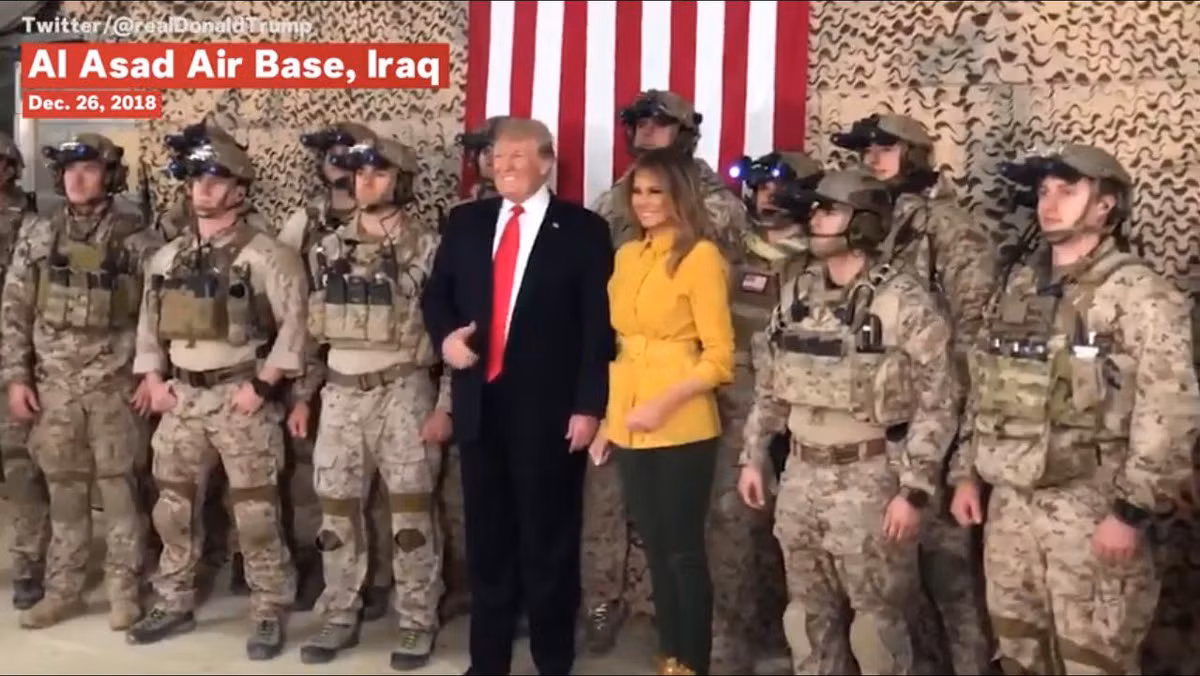 Tong thong Trump bac bo tin dua 120.000 quan toi Trung Dong