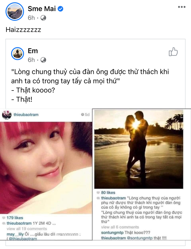 Đi kèm bài đăng, Sme Mai viết ra một từ thở dài "Haizzzzz" ẩn chứa bao điều muốn nói.