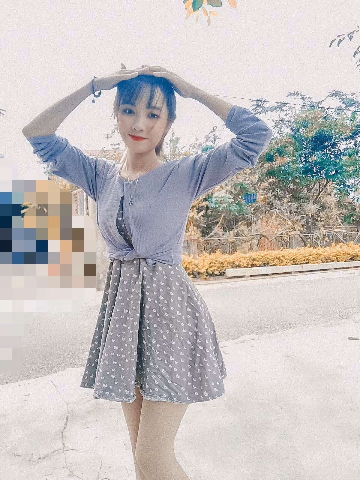 Hiện tại, 9X là gương mặt mẫu quen thuộc của nhiều nhiếp ảnh gia tại Hà Nội.