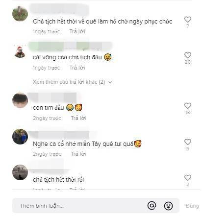 Mặc dù nổi lên như một hiện tượng mạng rất nhanh chóng, nhưng không phải ai cũng đủ khả năng để giữ tiếng tăm đó dài lâu. Hình ảnh làm phụ hồ của người này đã nhận được hàng loạt bình luận từ cư dân mạng, họ còn gọi ông chú là "chủ tịch hết thời".