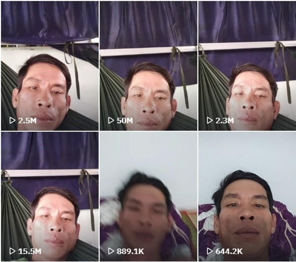 Vào khoảng tháng 10/2020, mạng xã hội bỗng truyền tay nhau về đoạn clip vô cùng đặc biệt của một tài khoản trên TikTok. Chủ tài khoản này là ông chú ở tuổi ngoài 50 đang nằm trên võng, gương mặt không chút biểu cảm và chỉ nhìn chằm chằm vào camera.