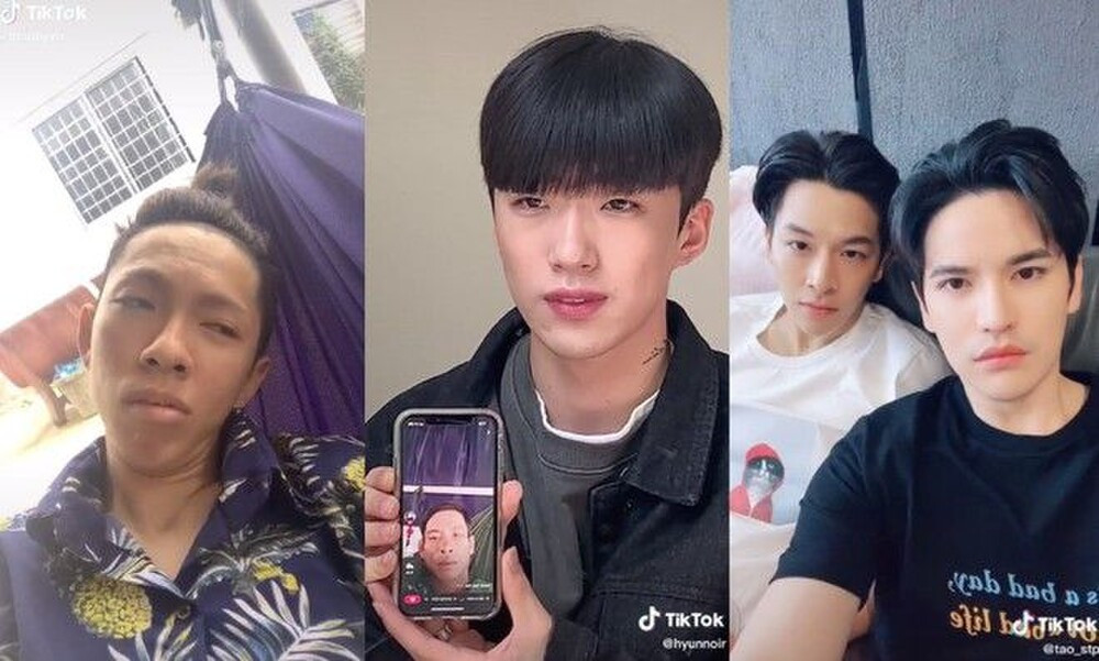 Nhiều TikToker nổi tiếng đến từ Thái Lan, Nhật Bản... cũng đồng loạt "cover" biểu cảm của ông chú này.