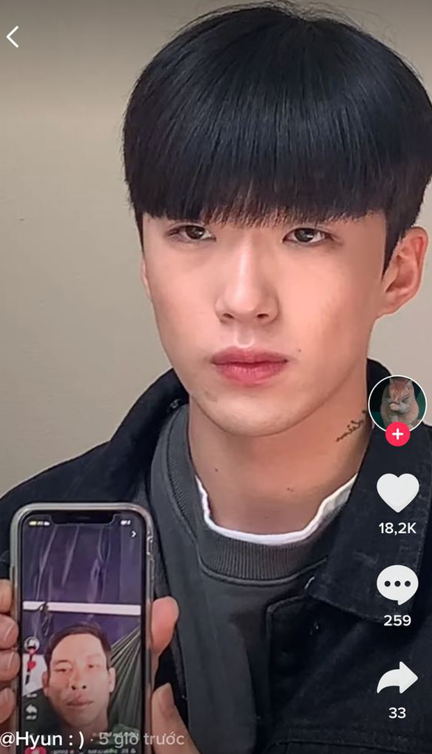 Một trai đẹp người Hàn cũng làm clip "đu trend". Ảnh: Tổng hợp Internet