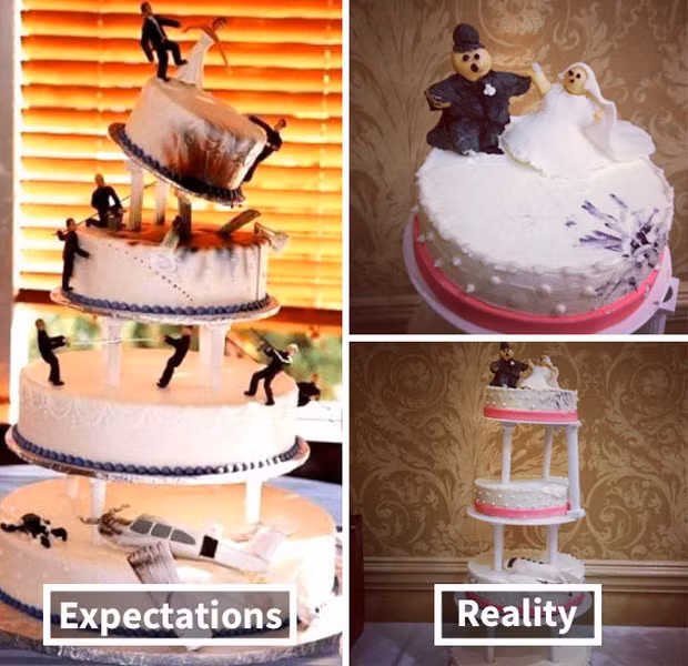 Đi mua bánh kem qua mạng quả thực là trò may rủi và đánh cược vào sự độ vui tính của thợ làm bánh.