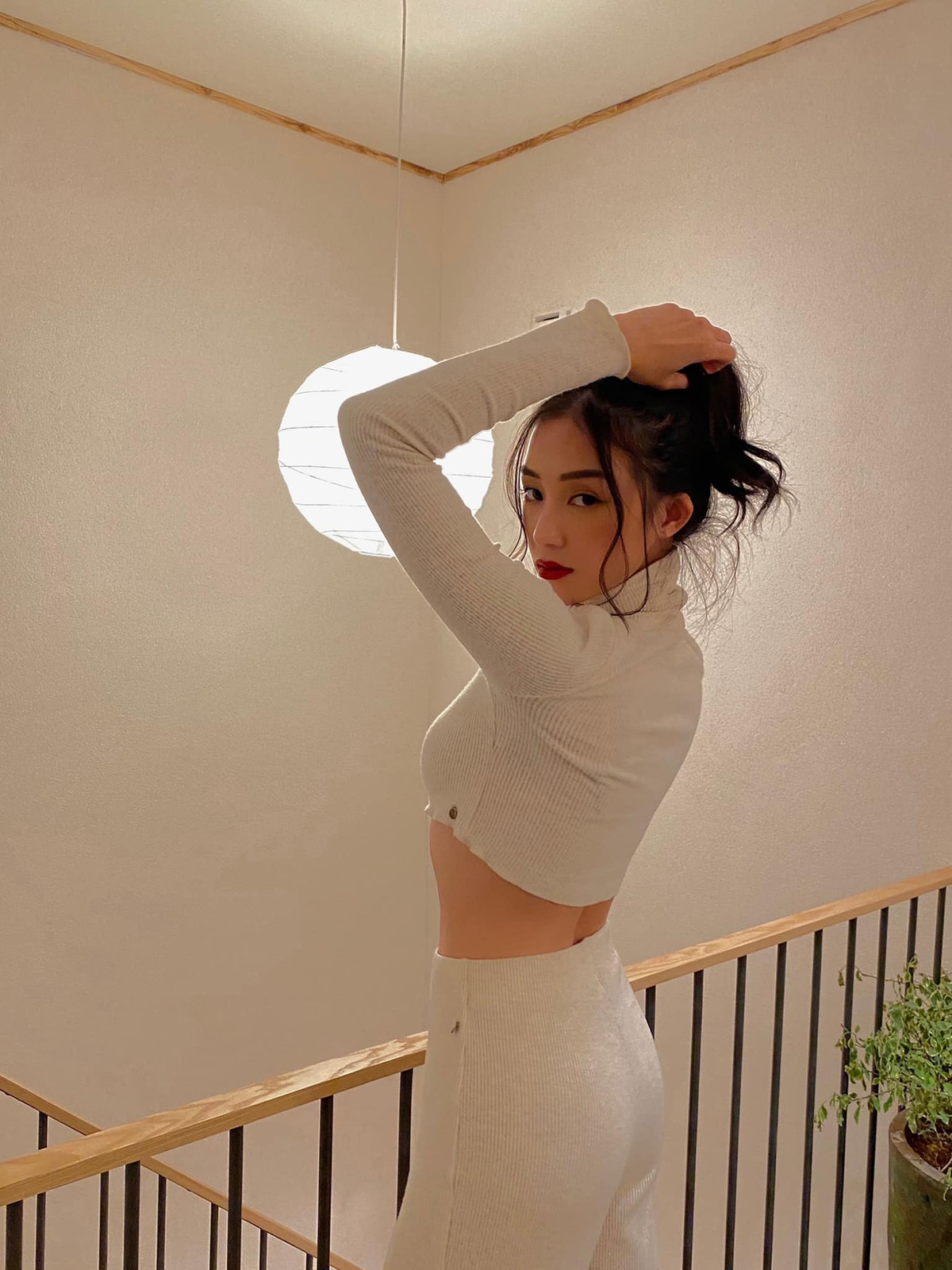 Nhờ tích cực tập luyện và có chế độ ăn uống lành mạnh nên hot girl Salim đã sở hữu vóc dáng đẹp như tạc tượng như bây giờ.