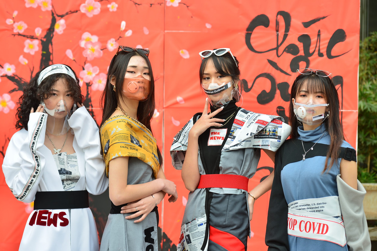 Đây là những thiết kế thời trang độc lạ, kêu gọi mọi người cùng bảo vệ mình và những người thân yêu.