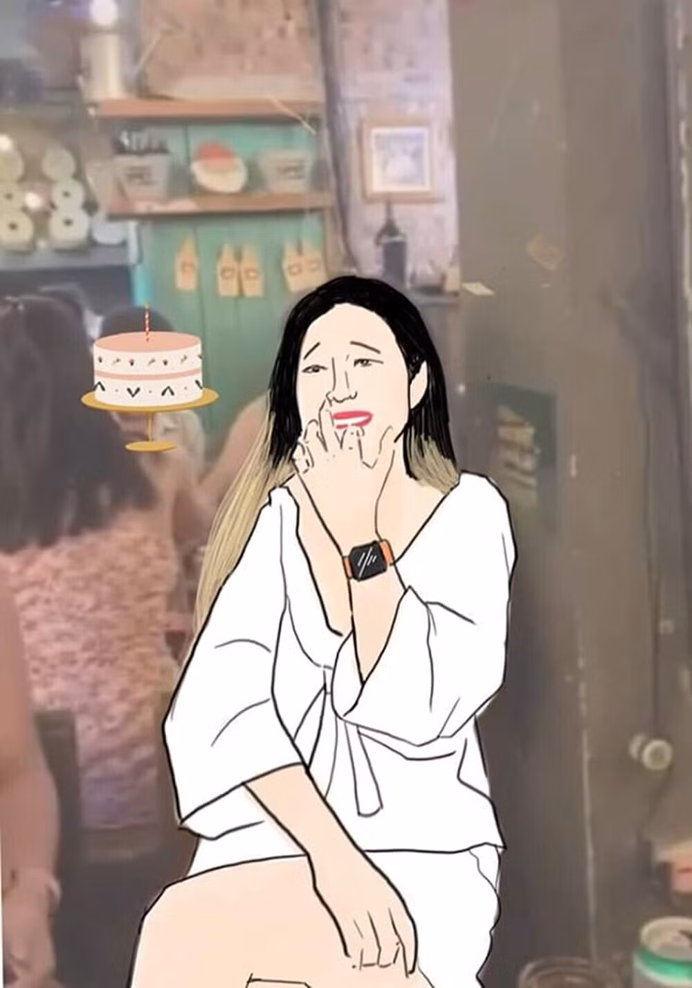 Nhanh chóng sau đó, cô nàng đã trở thành nhân vật mạng xã hội làm dậy sóng trong một thời gian dài. Đồng thời hàng loạt bức ảnh chế về hành động "kém sang" của cô nàng này ra đời.