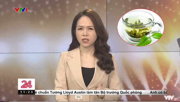 Nổi tiếng là "vựa muối", VTV tất nhiên không thể bỏ lỡ một trend cực hot thế này. Mới đây, sau nhiều lần "cà khịa" phía nhà đài lại tiếp tục nhắc đến công dụng của trà xanh trong mục Điểm Tuần của chương trình Chuyển Động 24h trưa, lên sóng 11h15 ngày 23/01.