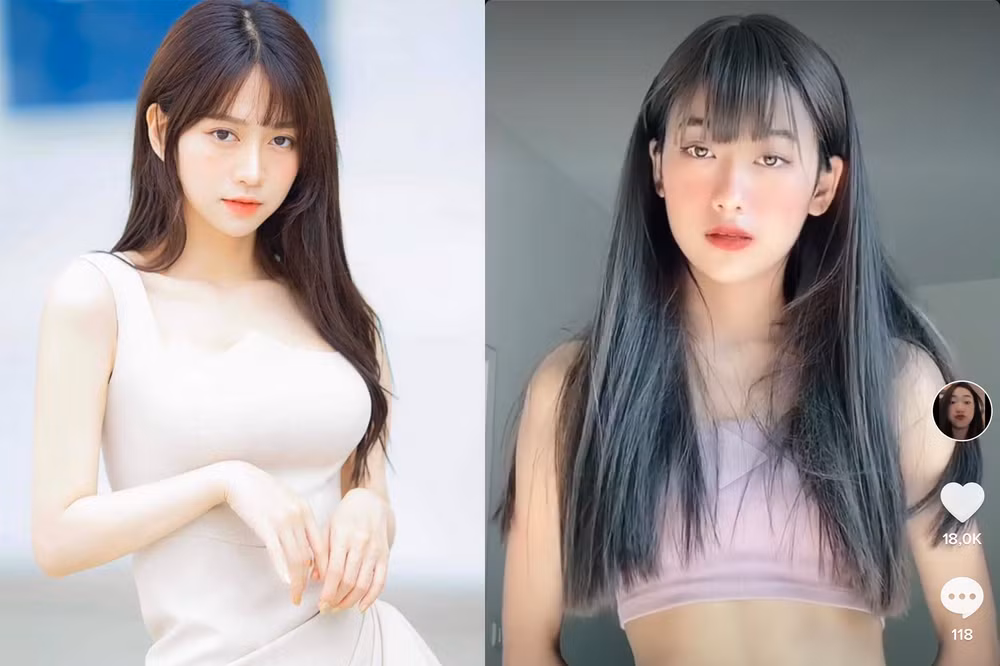 Cả hai giống nhau đến mức nhiều người còn nghĩ đây là chị em song sinh của Lê Bống. Hai cô gái đều có gương mặt V-line xinh xắn, dáng người cao gầy cùng vòng eo thon thả.