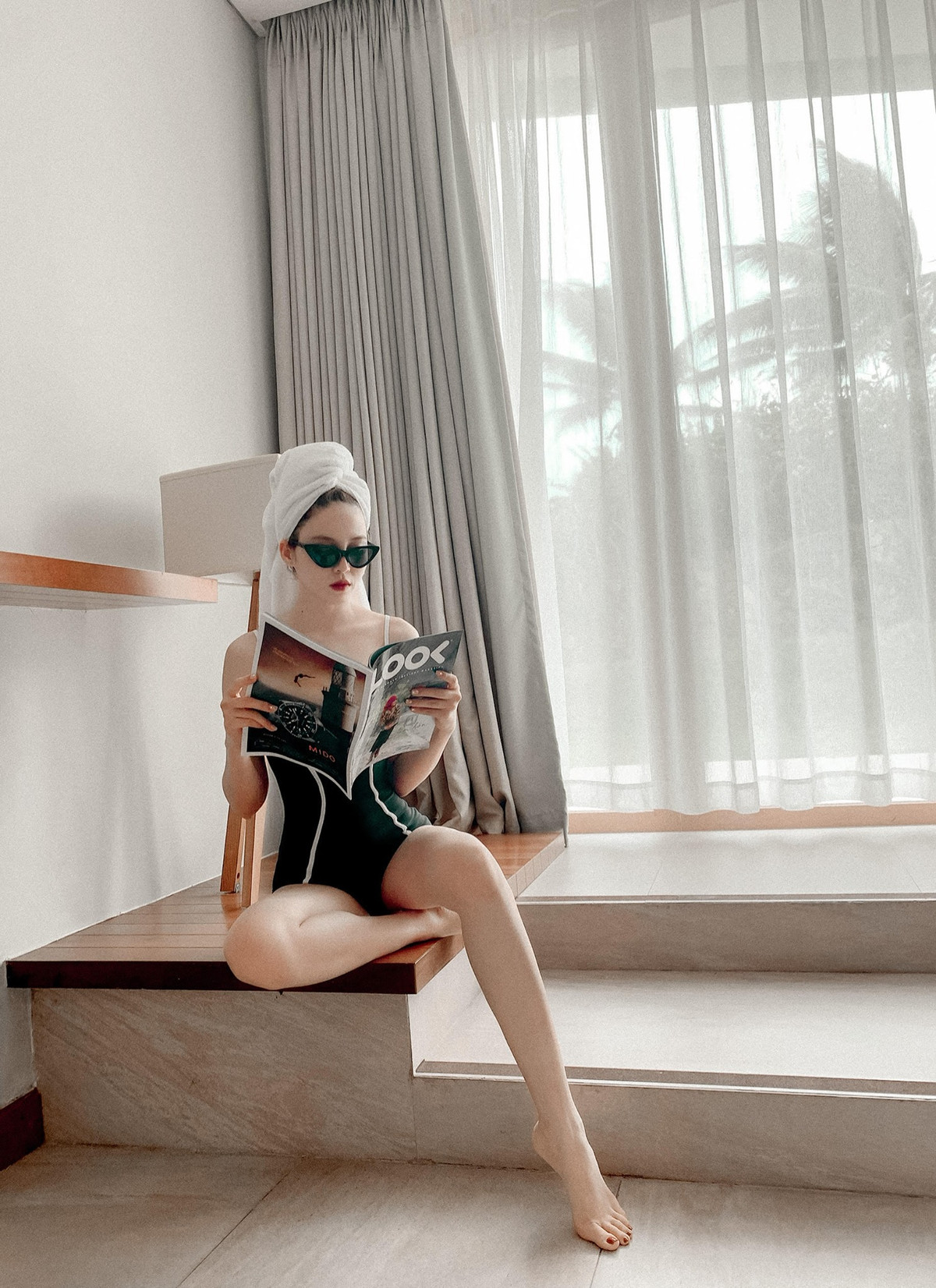 Nhan sắc của Thiều Anh Đào cũng được cư dân mạng đánh giá cao vì quá xinh đẹp và quyến rũ.