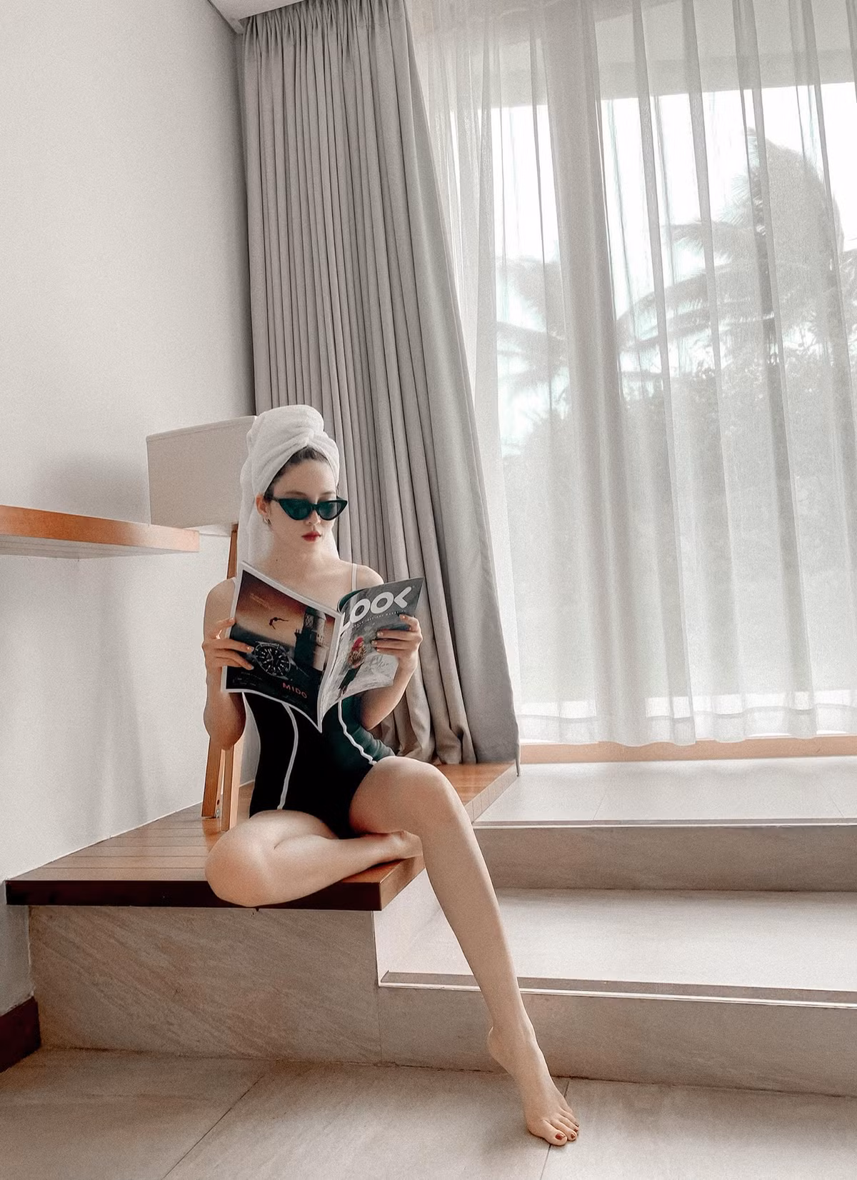 Nhan sắc của Thiều Anh Đào cũng được cư dân mạng đánh giá cao vì quá xinh đẹp và quyến rũ.