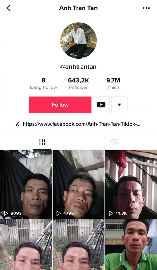 Hiện tượng TikTok khiến nhiều người ngạc nhiên bởi những video không có nội dung gì đặc biệt. Anh chỉ nhìn chằm chằm vào ống kính điện thoại trên nền nhạc một bài hát hoặc hiệu ứng âm thanh có sẵn trên ứng dụng.