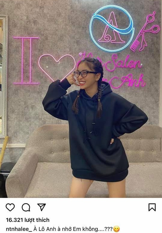 Nhật Lê được cho đang nhắc đến bạn trai có nickname là Lô.