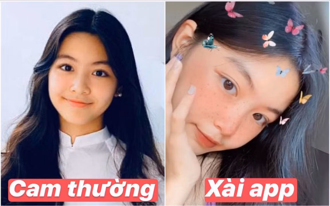 Bất chấp việc dùng phần mềm chỉnh ảnh hay chụp bằng camera thường, ái nữ nhà MC Quyền Linh vẫn khiến người nhìn mê đắm bởi nhan sắc xinh đẹp.