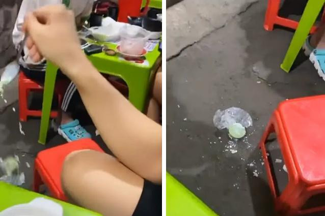 Thanh niên này còn than thở rằng "Nói không với trà xanh, làm tốn 7 ngàn" nên nhiều ý kiến cho rằng chàng trai đua theo phong trào một cách thiếu suy nghĩ. Ảnh: Tiktok @phamvanlong0310