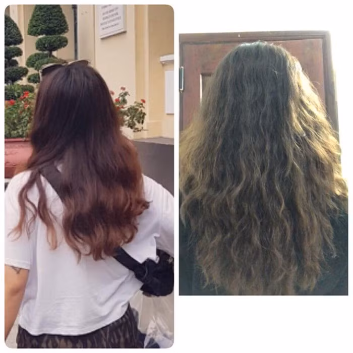 Theo nhiều chị em, việc thảm họa tóc dịp Tết xảy ra 1 phần vì lượng khách của các cửa hàng tăng lên chóng mặt dẫn đến các người chủ làm ăn vội vã, khiến chất lượng bị giảm đi. Ảnh: Tổng hợp Internet