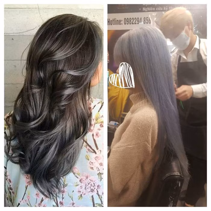 Bên cạnh việc làm xoăn, việc nhuộm tóc đón Tết cũng là mối lo thực sự với các chị em. Chuyện lệch tông màu chắc hẳn sẽ không thể tránh được.