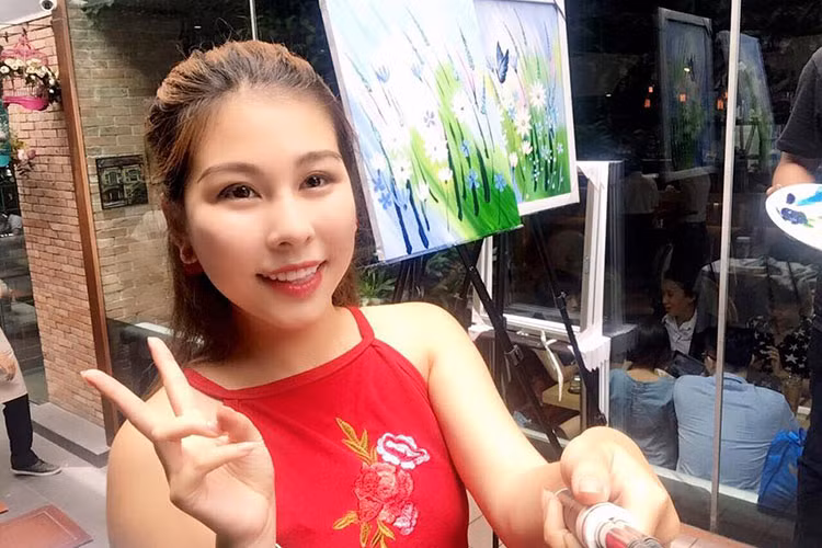 Hình ảnh đời thường xinh đẹp của Vân Anh.