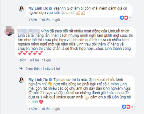 Đỗ Mỹ Linh lên tiếng giữa ồn ào làm giám khảo.