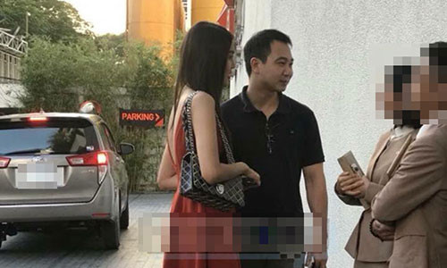 Lan Khuê và Tuấn John vướng nghi vấn đi đặt tiệc cưới. Ảnh: Phadaoshowbiz