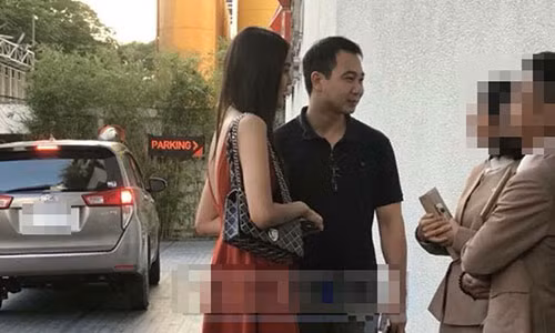 Lan Khuê và Tuấn John vướng nghi vấn đi đặt tiệc cưới. Ảnh: Phadaoshowbiz