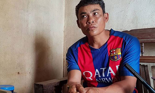 Nạn nhân Trương Văn Ngợi kể lại sự việc.