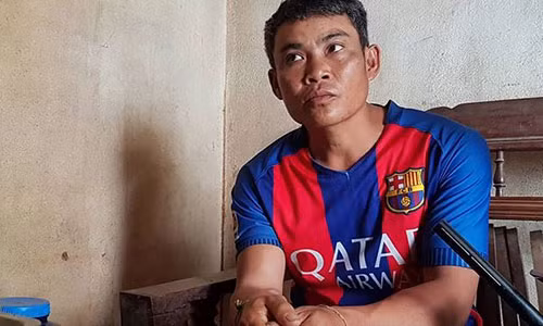 Nạn nhân Trương Văn Ngợi kể lại sự việc.