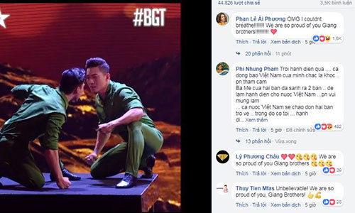 Phi Nhung, Ái Phương cổ vũ Quốc Cơ - Quốc Nghiệp.