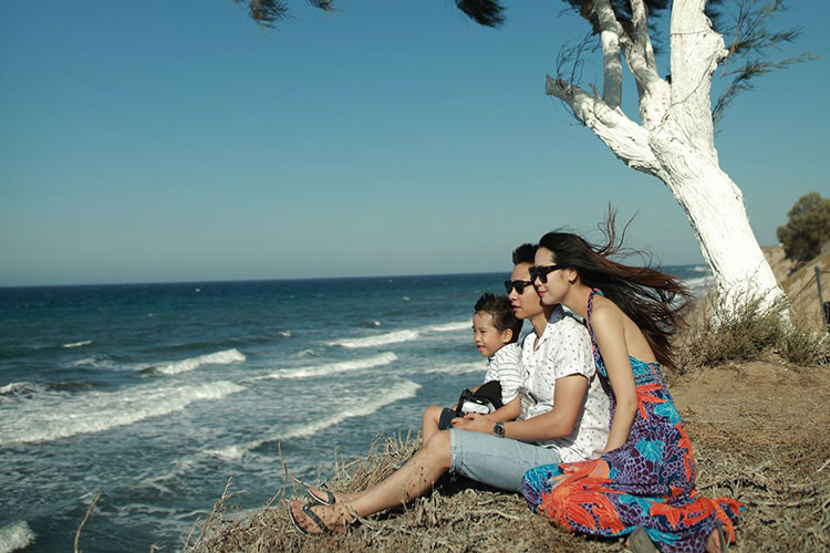 Gia đình nhỏ chính là nguồn động viên tinh thần lớn của Dương Thùy Linh.