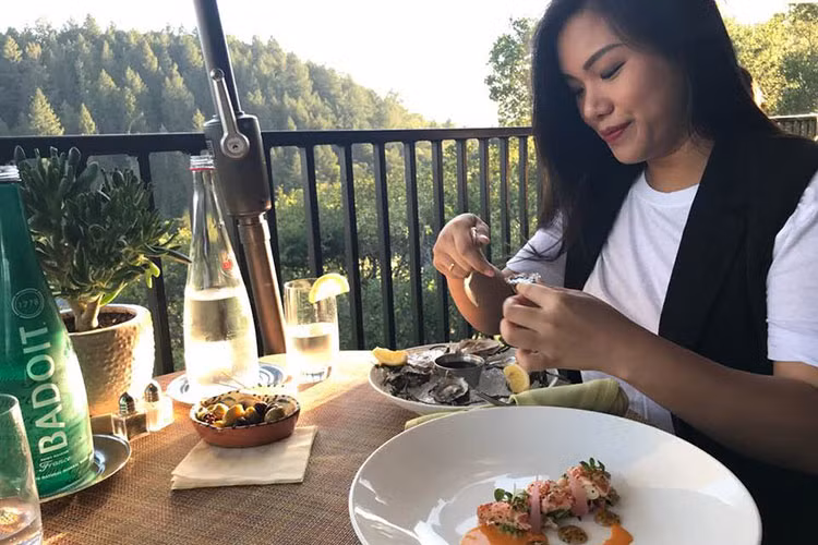 Phương Vy Idol thưởng thức ẩm thực của Napa.