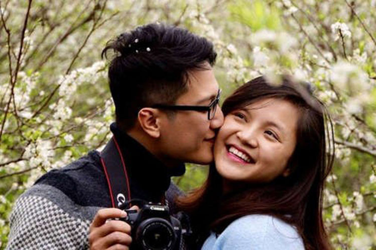 Sau khi kết hôn, Thu Quỳnh và Chí Nhân chọn cuộc sống bình yên. Ảnh: Giadinhxahoi