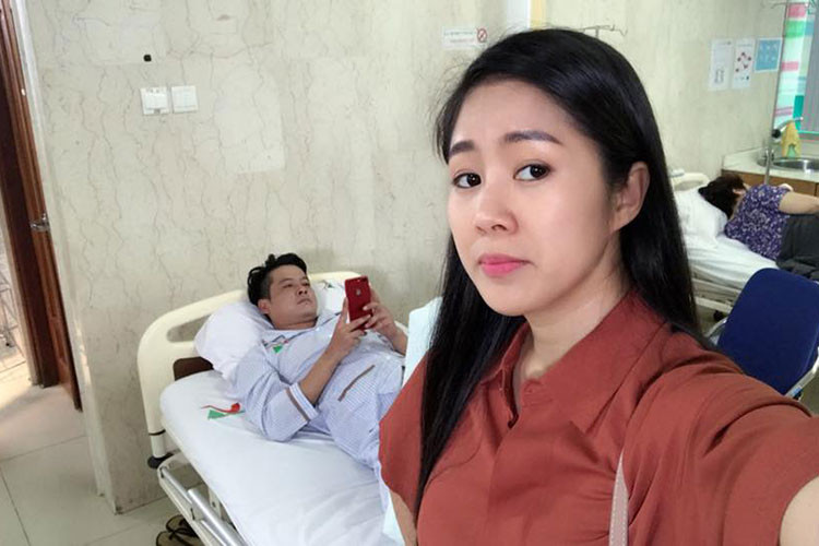 Trong "Gạo nếp gạo tẻ", Hoàng Anh và Lê Phương đóng vai đôi vợ chồng.