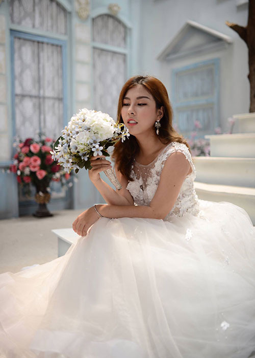 Nữ MC từng tham gia Miss Photo - Hoa khôi Phụ nữ Việt Nam qua ảnh 2017 nhưng không tiến xa.