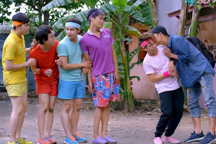 Tham gia "Xóm trọ 3D", Xuân Nghị gây ấn tượng với vai diễn đồng tính sống động. Ảnh: FBNV