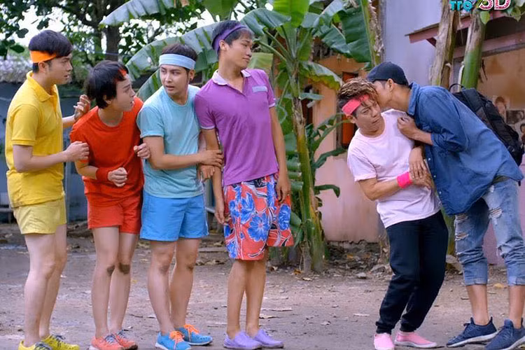 Tham gia "Xóm trọ 3D", Xuân Nghị gây ấn tượng với vai diễn đồng tính sống động. Ảnh: FBNV