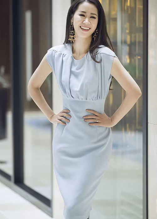 Từ khi gia nhập showbiz, nữ MC gốc Hà thành chưa từng vướng ồn ào thị phi. Ảnh: FBNV