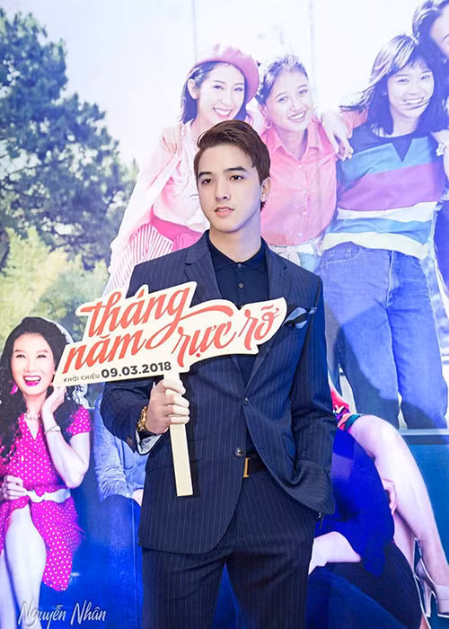 Chàng hot boy sinh năm 1994 còn góp mặt trong bộ phim "Tháng năm rực rỡ". Ảnh: FBNV