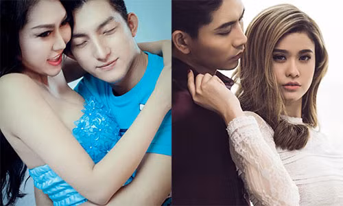 Phi Thanh Vân - Bảo Duy và Tim - Trương Quỳnh Anh là cặp đôi gây nhiều ồn ào. Ảnh: Khampha, ngoisao