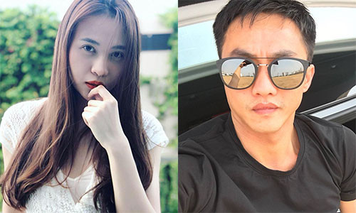 Cường Đô la - Đàm Thu Trang. Ảnh: FBNV