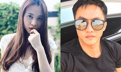 Cường Đô la - Đàm Thu Trang. Ảnh: FBNV