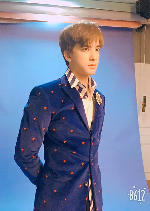 Sở hữu vẻ ngoài điển trai với chiều cao 1m84, Tiến Vũ từng làm người mẫu trước khi lấn sân diễn xuất. Ảnh: FBNV