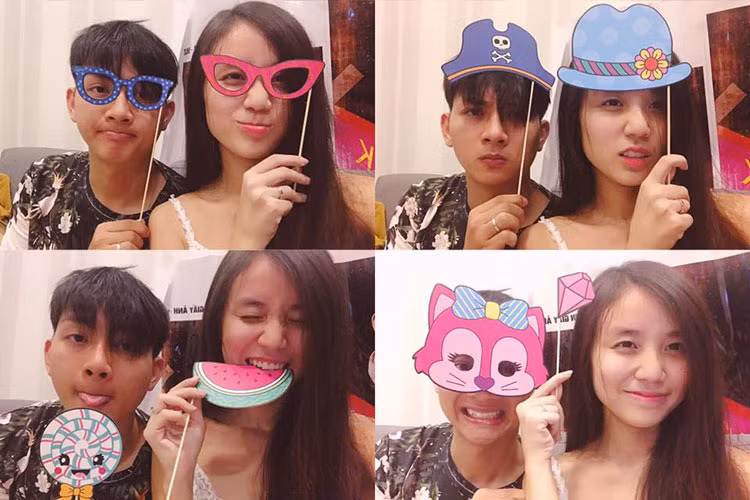 Sau khi công khai, chuyện tình cảm của Hoài Lâm và bạn gái bị gia đình lẫn người hâm mộ phản đối. Ảnh: FBNV