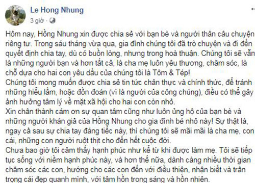 Chia sẻ của Hồng Nhung.