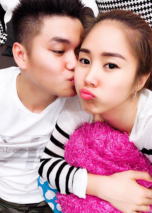 Lê Phương - nữ diễn viên phim “Gạo nếp gạo tẻ” đang hạnh phúc bên Trung Kiên sau khi qua một lần đò.